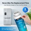 Waterdrop MSWF Refrigerator Water Filter,Replacement for GE® MSWF,6 Packs