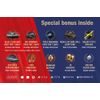 Italeri 35108 M1A1 Abrams War Thunder Edition 1:35 Scale Plastic Model Kit/Model Assembly