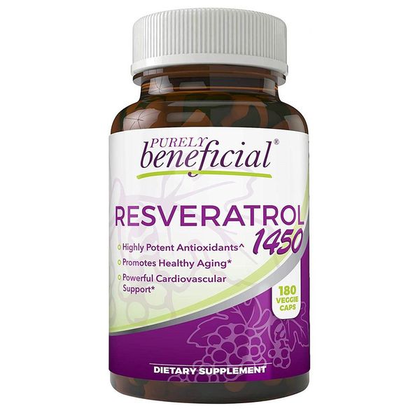 Purely Beneficial Resveratrol 1450mg Purely Beneficial Resveratrol 1450mg 180 Vegetarian Capsules