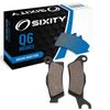 Sixity Q6 Organic Brake Pads FA618 Rear Replacement Kit Full Complete