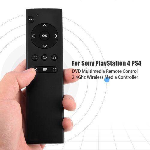 Socobeta Remote Control 4 PS4 DVD Multimedia Controller for TV 2.4Ghz Wireless Media Controller with USB Receiver