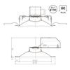 NEC LED Downlight SB Shape