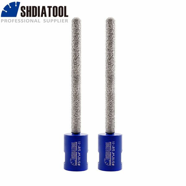 2pcs 5/8"-11 Multi-functional Diamond Mortar Raking Bit for Brick Stone 100mm