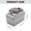 MDEOOSKY IP67 660V 10A Emergency Stop Button with Box, Emergency Shut Off Switch E-Stop Push Button Switches Box Waterproof, Replace for Outdoor Use