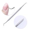 Kingsie 4 Piece Nail Polish Remover Stainless Steel Nail Lifter Nail File Zonde Sweetskin Treatment Curled Nails Thick Nails Feet Nail Care Foot Care Nail Care