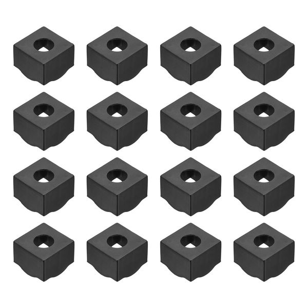 PATIKIL Pool Chalk Holder 16 Pack Billiard Chalk Storage Holder Portable Cue Chalk Holder for Billiard Accessories for Billiard Chalk, Black