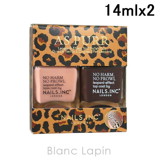 Nails Inc Leopard Nail Polish Duo 14ml x 2 [133543]