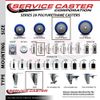 Service Caster Brand Replacement Set for Chief Casters PAC770