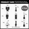 8pcs Diamond Core Drilling Bits Set Ceramic Tile Porcelain Granite Hole Saw Kit