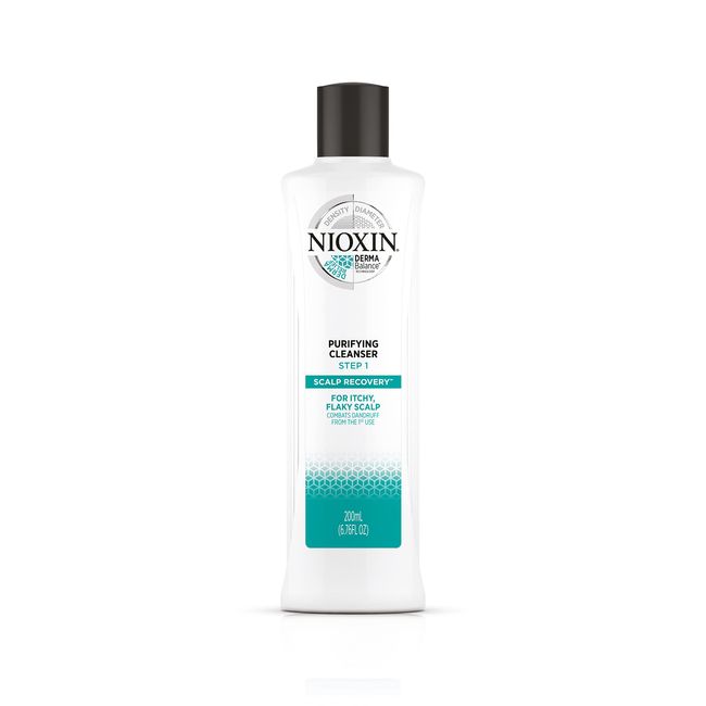 Nioxin Scalp Recovery Anti-Dandruff Medicating Cleanser Shampoo for Itchy, Flaky, Dry Scalp, Scalp Therapy, 200ml