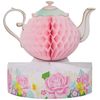 Creative Converting Floral Tea Party Centerpiece, 1 ct Multicolor, 9" x 10"