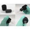 BISIBITA2 Tattoo Grip Cover, SUP Memory Foam Cover for Any 1 Inch Tattoo Tube Grips, 20 Pieces, Black