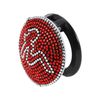 VekAuto Car Push Start Button Cover, Bling Engine Button Cover Universal for Car Stylish ABS 4cm Red
