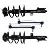 4 Pcs  For Jeep Compass / Patriot Front Complete Struts Sway Bar End Links Kit