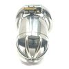 Bondage Masters Male Chastity Device With Hidden Padlock And Ergonomic Back Ring
