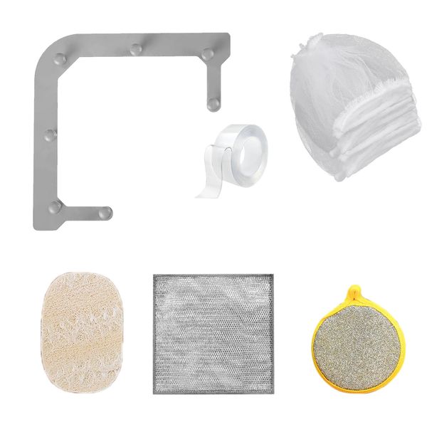Triangle Kitchen Sink Drain Strainer with 200PCS Mesh Bag, Sink Net Strainer Trash Catcher