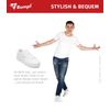 Rumpf LA 1533 Dance Trainers Sports Street Dance Trainers Training Shoes White and Black, White