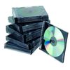CD/DVD Case Q-CONNECT Slim 25pcs Clear/Computer Accessories/Type-Slim/Material-Polystyrene/Colour-Transparent