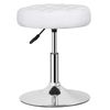 Round Vanity Stool Chair Adjustable 360°Swivel Makeup Ottoman Stool for Bedroom