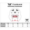 Tusah WT Taekwondo Competition Approved Head Guard Protector - NEW (Large, Blue)