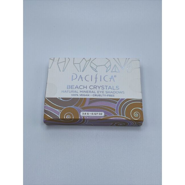 Pacifica Beach Cystals Natural Mineral Eye Shadows Palette 3.6 g NIB