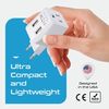 Ceptics Usa Input  European, Egypt Travel Adapter Plug