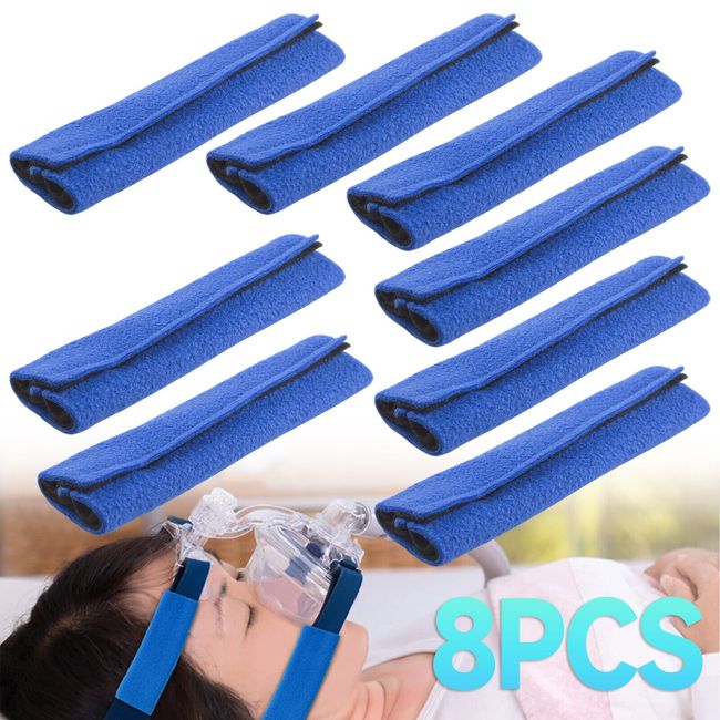 8 Pack CPAP Headgear Strap Covers, Universal and Reusable CPAP Strap Covers,Soft