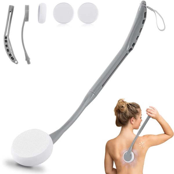 Lotion Applicator for Back, 20.5” Back Lotion Applicator, Back Lotion Applicators for Your Back, Easy Reach and Washable, Back Self Tanner Applicator