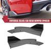 For Chevy Malibu 2016-2024 Rear Bumper Side Diffuser Splitter Spats Carbon Fiber