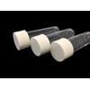 5ml Plastic Test Tubes vials Sample containers Powder Craft with White Screw caps (40)