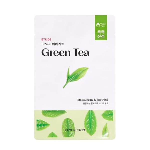 ETUDE 0.2 Therapy Air Mask Renewal Bundle Set - 10 Types (Green Tea)