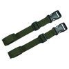 Webbing Strap with Quick Release Buckle, Pack of 2 (Olive Green, 50cm)