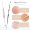 Blackhead Pimple Spot Comedone Extractor, with Acne Needle Cell Clip Tool 1 kit