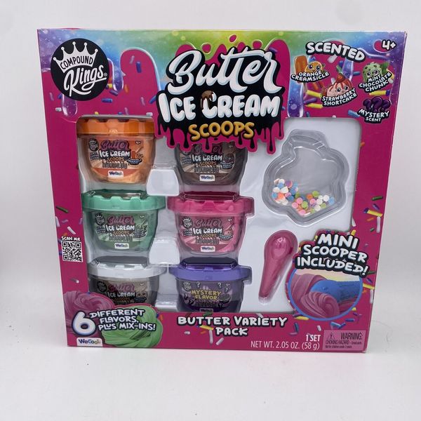 Compound Kings Butter Ice Cream Scoops Variety Pack Six Different Flavors