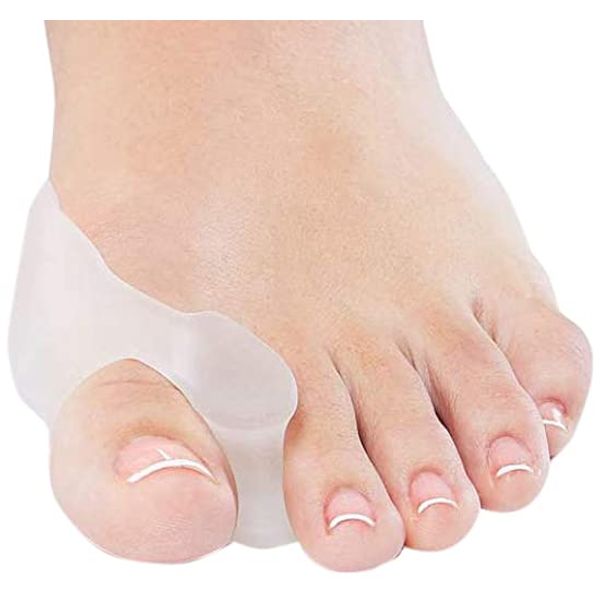 Bunion Corrector 2 in 1 Toe Spacer/Seperator & Bunion Protector Splint. Big Toe. Stretcher/Cushion. One Pair.