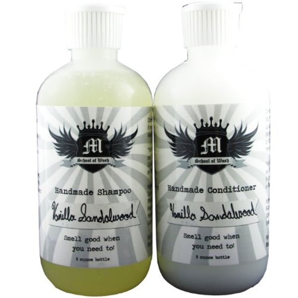 School of Wash Shampoo & Conditioner Set - Vanilla Sandalwood - 4 oz