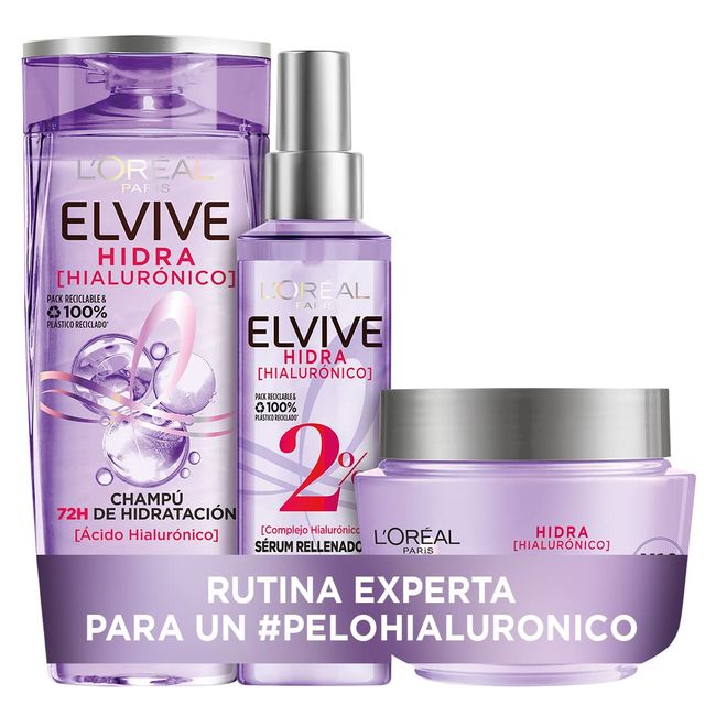 Elvive Hyaluron Mascarilla 300Ch250+Serum