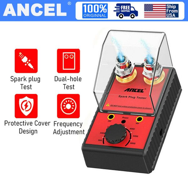 Automotive Spark Plug Tester Engine Ignition Coil Tester Car Spark Plug Gap Tool