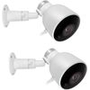 HOLACA Compatible for Nest Cam Wall Mount Versatile Aluminum Bracket Compatible for Nest Cam Outdoor Security Camera (2Pack)