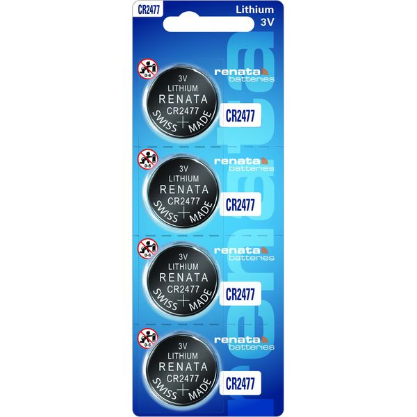Renata Batteries CR2477N Lithium Coin Cell Battery (1 Pack)