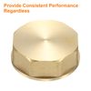 sourcing map 2pcs Plug Hex End Cap 1" NPT Female Thread Pipe Fitting for Gas Refrigeration Vacuum Applications