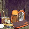 zalati Picnic Bag for Outdoor Tableware Flatware Organizer Case