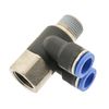 IQS Y Angled Plug Fitting with Internal and External Thread R 1/4" - 8 mm, IQS - Standard