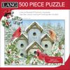 Lang Cardinal Birdhouse Puzzle - 500 PC (5039174), Multicolor