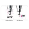 Kokuyo. Mechanical Pencil Enpitsu Sharp 1.3mm Type-M with 3 Eraser Refills