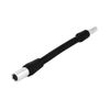 Sourcingmap 1/4" Hex Shank 140mm Length Flexible Extension Screwdriver Bit Black