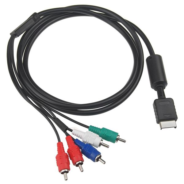 CHILDMORY HD TV Component Composite Audio Video AV Cable Cord for PS2 PS3