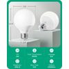 EDISHINE 8 Pack G25 LED Globe Light Bulbs Globe Light Bulbs Over Mirror, Makeup