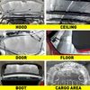 16"X10" Car Sound Deadener Mat Proofing Thick Insulation Material Noise