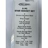 KR Tools - 9 pc. Star Socket Set [ T-10  ~~  T-50 ] (Part # 39200)